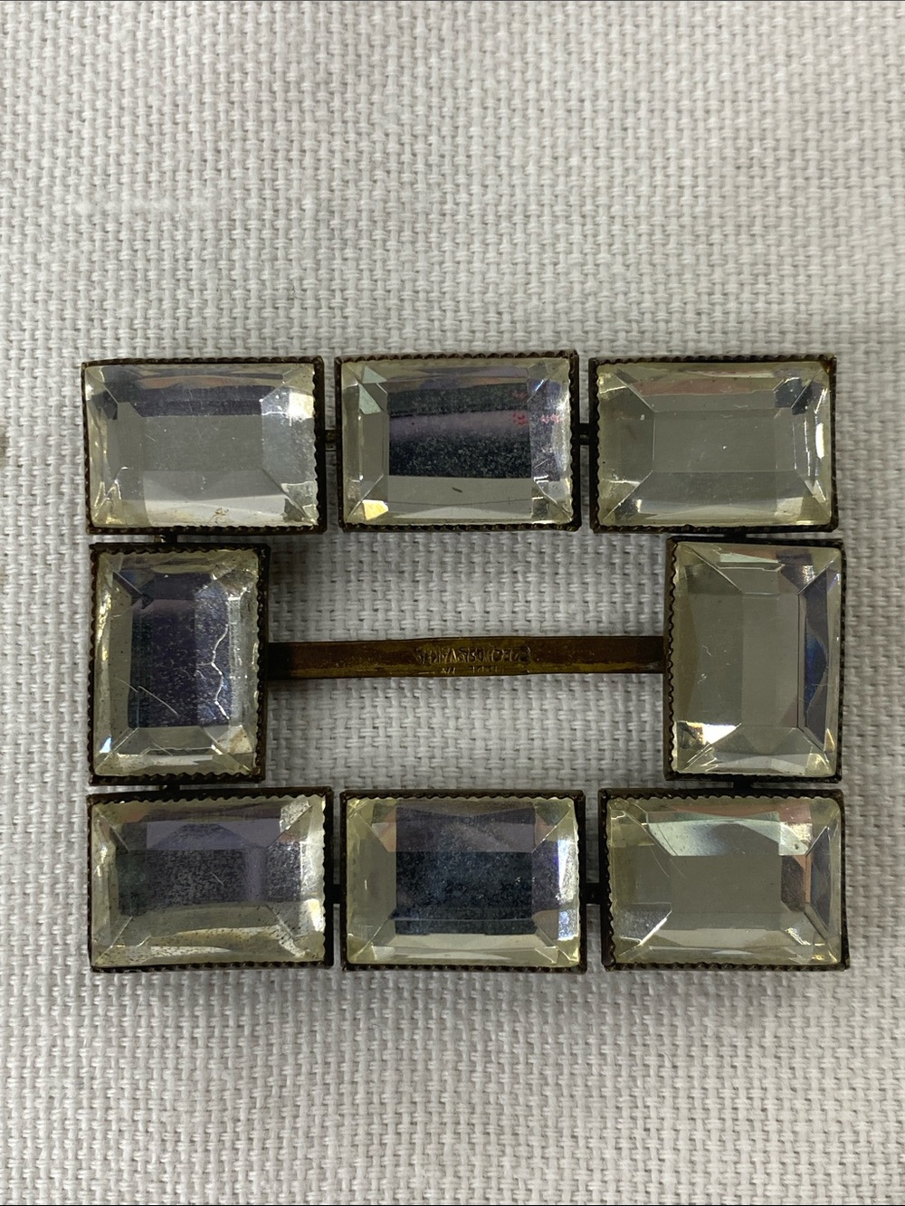Vintage Czechoslovakia sash/belt buckle